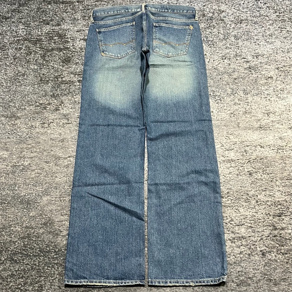 American‎ Eagle Jeans Mens 34x32 Blue Bootcut Workwear Low Rise Casual Vintage